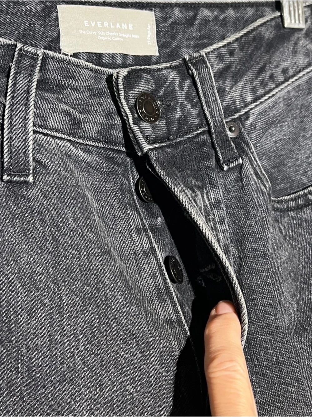 EVERLANE Curvy 90s Cheeky Straight Jeans Organic Cotton Size 27R